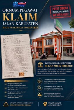 POLEMIK ASET: Kadis Kesehatan Pasuruan dan Kapus Pohjentrek Didesak Turun Tangan dan Ukur Ulang Jalan Kabupaten